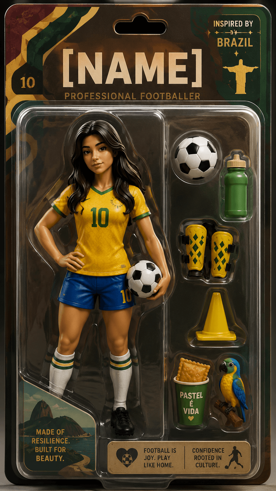 Create Your Own Collectible Soccer Toy from Any Photo — AI generated result