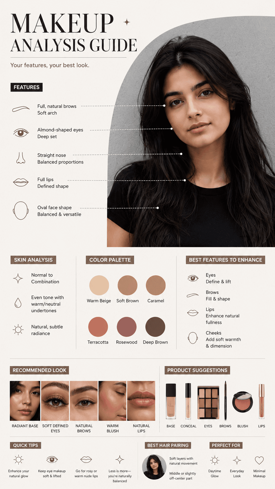Makeup Analysis Guide — AI generated result