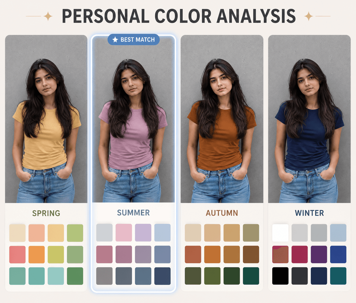 AI Personal Color Analysis Generator