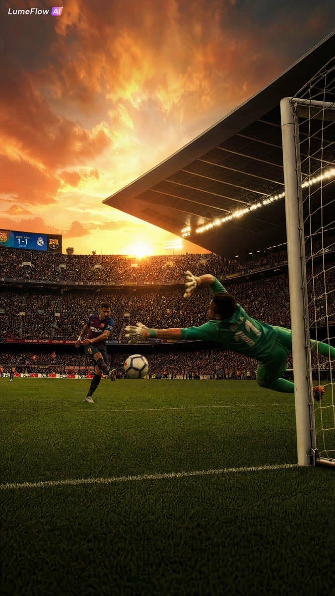 Breathtaking Cinematic Stadium Football Match