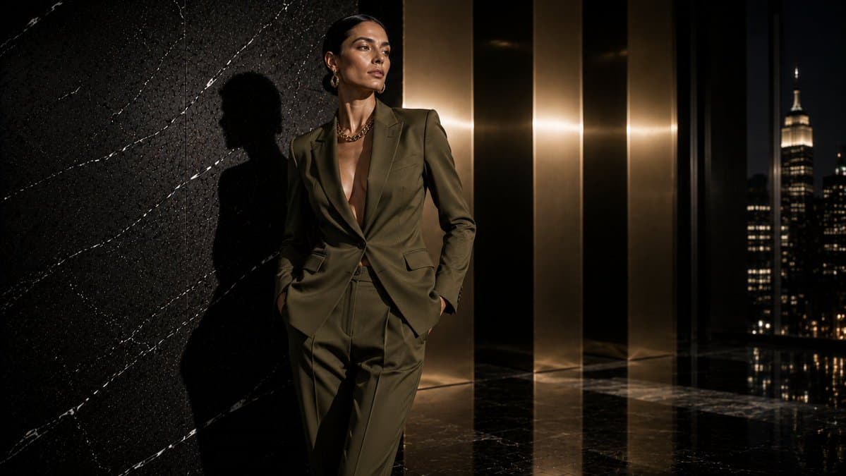 Breathtaking Noir Luxury Fashion Editorial