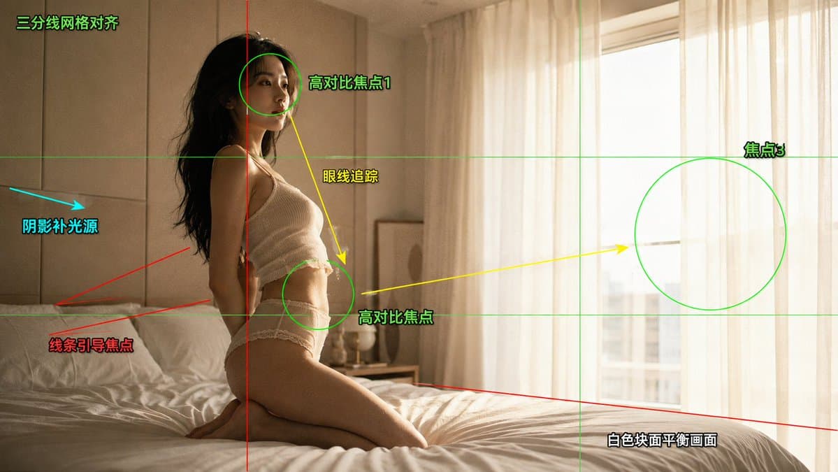 Cinematic Fashion Editorial Photography Composition Analysis Perspective