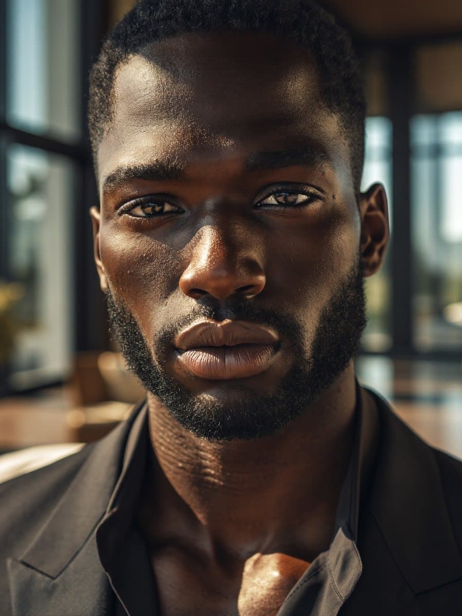 Immersive Censored Luxury Portrait Showcase