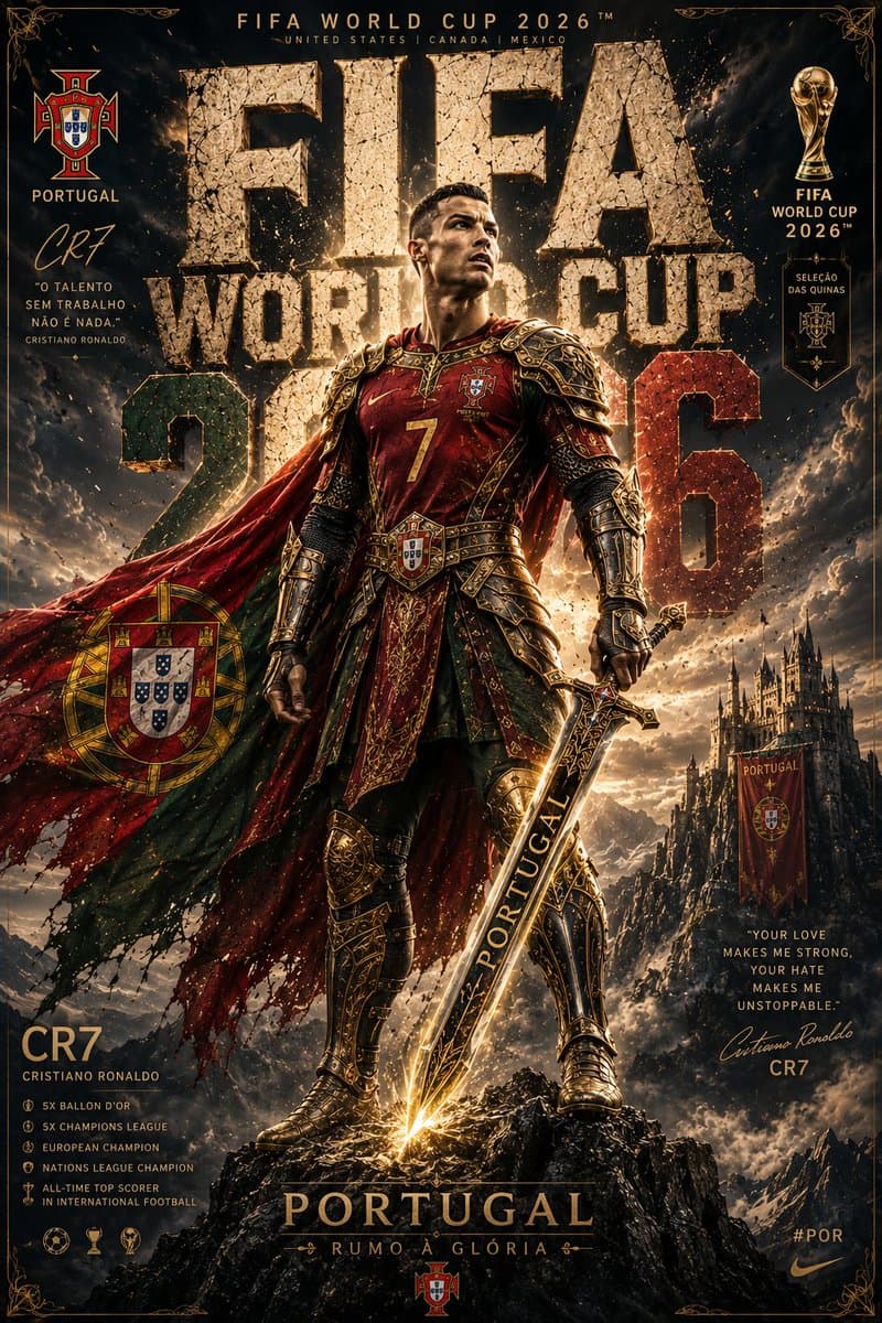 Incredible Knight Armor Fifa Hero Poster Study