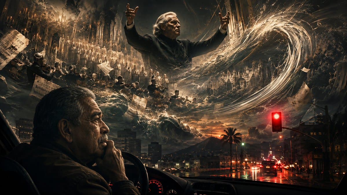 Incredible Wagnerian Requiem At A Red Light