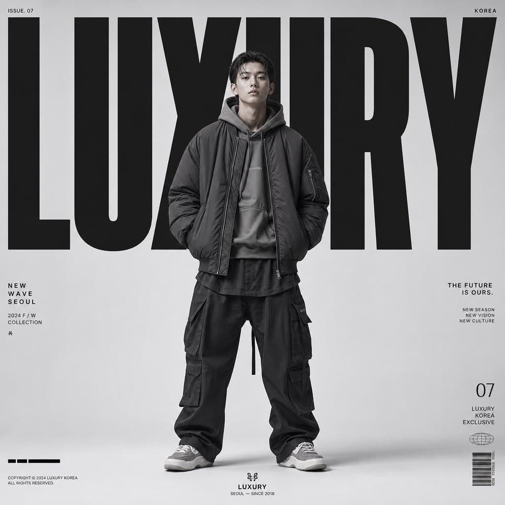 Luxury Korean Streetwear Poster