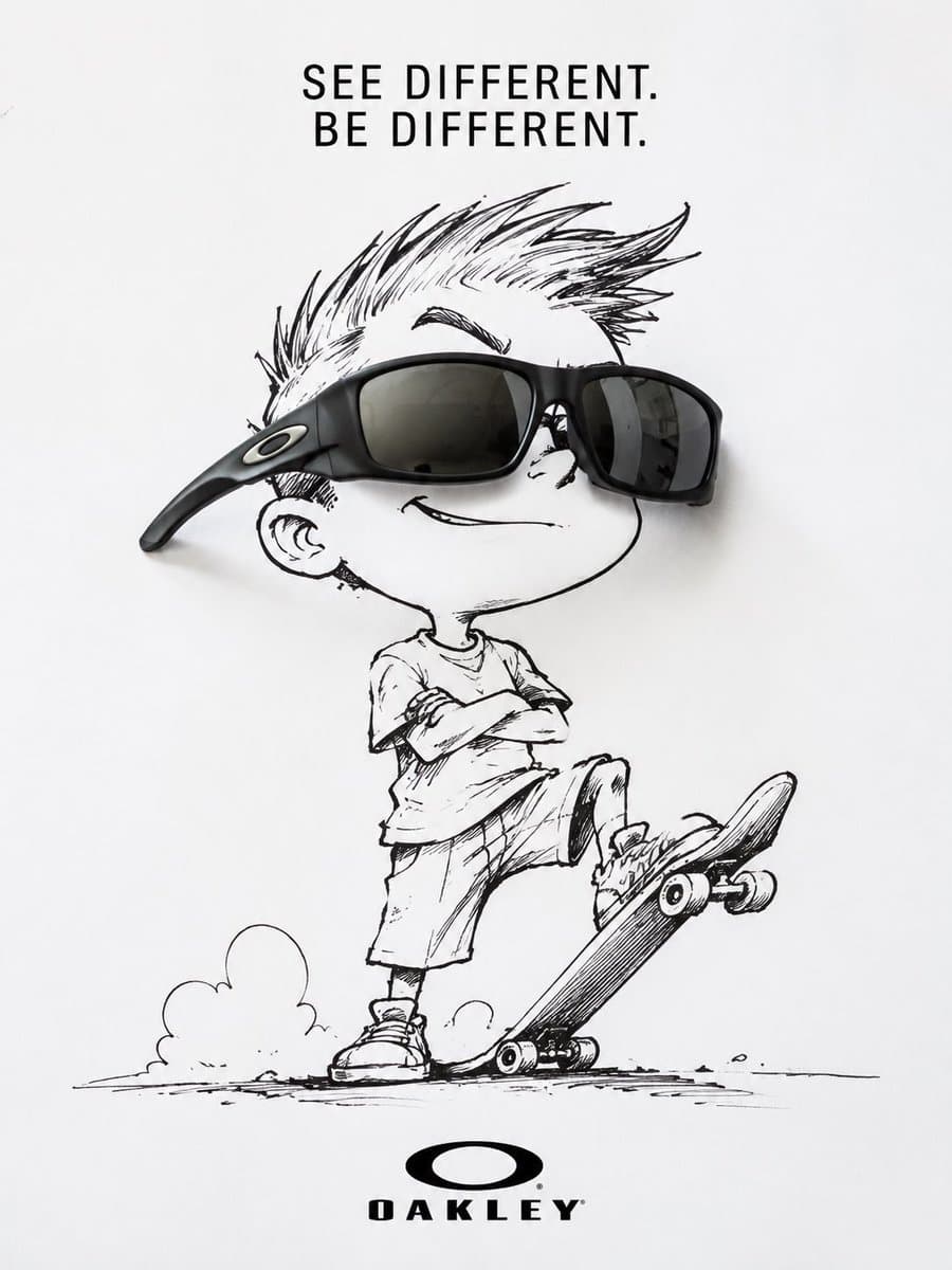 Oakley Skater Sunglasses Ad