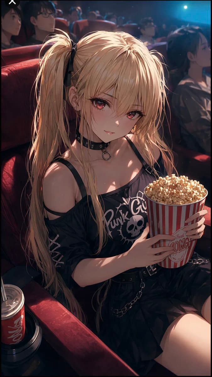 Photorealistic Webtoon Style Cinema Eye Contact