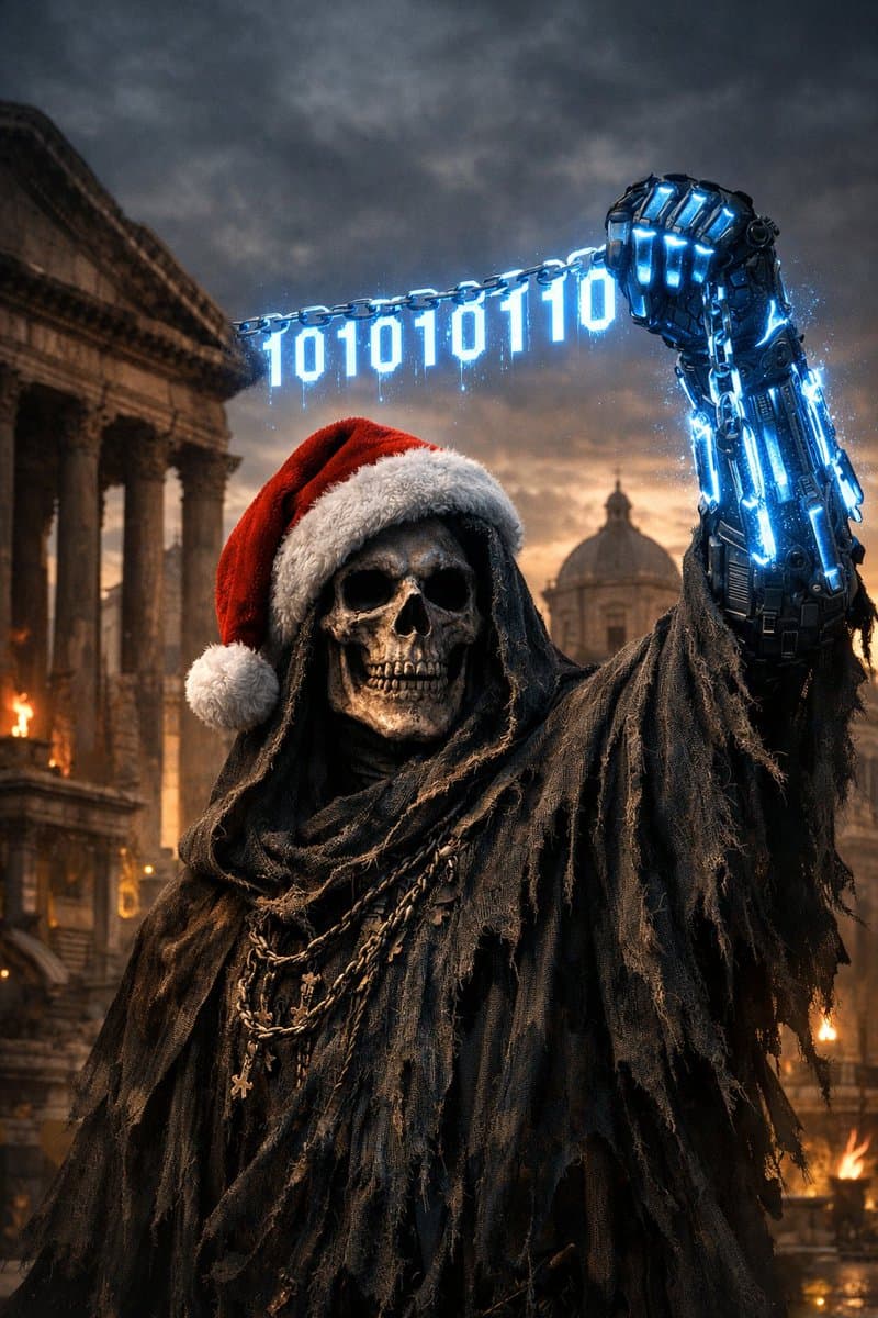 Stunning Seasonal Grim Reaper In A Roman City
